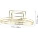 Cabilock 2-Pack Toothbrush Holder & Dispenser - Wall-Mounted Toothpaste Organizer - Stylish Golden Bathroom Accessory (28x11.5x9cm) - Buy Online on GoSupps.com