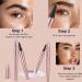 2024 New Magic Eyebrow Pencil 3D Waterproof Microblading Eyebrow Pencil Contouring Pen Magic Eyebrow Pencil Long-Lasting Natural Fine Stroke Eyebrow Pencil (Light Brown+Gray) - Buy Online on GoSupps.com