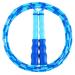 Amble Jump Rope Soft Beaded Segment Jump Rope - Adjustable for Men, Women and Kids - Tangle-Free for Keeping Fit, Training, Workout and so on - 9 Ft Blue