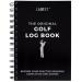 CADDENT GOLF Log Book - 150 Pages Wire-Bound Golf Notebook for Practice Stats and Round Logging - Golf Scorecard Book with Golf Score Cards Pages - Ideal Golf Round Log Book, Golf Journal & Log Book