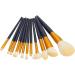 Makeup Brush Set Professional 12 Piece Brushes Complete Makeup Brush Set Soft Bristle with Holder for Home - Buy Online on GoSupps.com