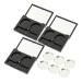 SKISUNO 3 Sets Double Box Eye Shadow Box Eyeshadow Supplies Empty Makeup Supply Makeup Accessories Make Container Pallet Makeup Supplies Empty Make up Container Cosmetic Container