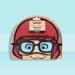 Mad Beauty Scooby-Doo Velma Glasses Eye Mask | Plush Backing, Comfortable & Fun Nerdy Design for Better Sleep and Stress Relief - Buy Online on GoSupps.com