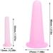 4PC Silicone Massage Cups Set - Moisture Absorption Cupping Therapy for Body Care & Daily Household Use (Pink) - Buy Online on GoSupps.com