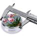 Blooming Orchids Round Pill Box | 3 Compartment Organizer | Portable Travel Pill Box for International Shipping - Buy Online on GoSupps.com