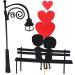 Cartoon Lover Couple Cake Toppers Valentines Day Wedding Party Decorations Cupcake Decors Hearts Engagement Gifts Decor Style2 - Buy Online on GoSupps.com