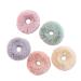 Ipetboom 5pc Ponytail Holder Scrunchie Holder Stretch Headbands for Women Scrunchies for Girls Fuzzy Fur Scrunchies Cat Ear Scrunchies Pompom Ball Scrunchie Tiara Women's Hair Wristband