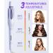 2 In 1 Auto Curling Iron with Hair Straightening Function Anti-Scald Automatic Hair Curler Rollers 1 1/4 inch Large Waves Hair Care Coating Fast Heating Create Beautiful Curls Effortlessly Purple - Buy Online on GoSupps.com