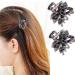 YMrott Crystal Rhinestone Claw Hair Clips - 6-Pack Vintage Metal Barrettes for Girls & Women | Style C - Buy Online on GoSupps.com