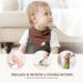Lulu Moon Bib Baby Triangular Scarf - Muslin Scarf for Boys & Girls (6 Pieces) | International Shipping Available - Buy Online on GoSupps.com