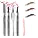 Cooklesa Eyebrow Natural Waterproof Eyebrow Pen with Microfine Tip Two-pronged Eyebrow Pencil Natural Brow Eyebrow Pen (3color)