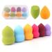 Make-up sponge set -8 Party make-up sponges Mixer mixer fluid for liquid cream and powder multicolored make-up sponges and 1 additional make-up sponge drying stand pumpkin-shaped sponge bundle * 8
