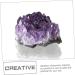FOMIYES 3pcs Natural Crystal Cluster Crystal Cluster Adornment Purple Decor Artwork Unique Natural Minerals - Buy Online on GoSupps.com