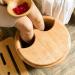 Natural Wooden Footbath Bucket Household Portable Foot Bath Bowl with Lid Wooden Foot Bath Barrel for The Elderly Office Hotel Natural Thicken Foot Basin Household Sleep Improve lofty ambition Warm as - Buy Online on GoSupps.com