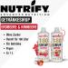 Nutrify Vital Fitness Drink 1:80 Sirup Set Sugar-Free Beverage Concentrate with Vitamins & L-Carnitine 2x1L Low-Calorie Sports Drink (Earth Berries & Ananas) 160L Total - Buy Online on GoSupps.com