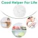 100 Pcs Extra Elastic Waterproof Shower Caps - Clear Plastic Cap for Home, Hotel, Spa & Salon - Portable Disposable Travel Cap - Buy Online on GoSupps.com