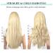 Doores Extensions: Real Hair Clip-In Extensions - Bleach Blonde 60cm (24 inch) - 9 Pieces 150g Remy Human Hair for Thick Volume #613r - Buy Online on GoSupps.com