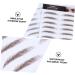 4pcs Eyebrow Stickers Waterproof Eyebrows Eyebrow Grooming Stickers Imitation Eyebrow Tool Modify 4d - Buy Online on GoSupps.com