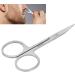 Eyebrow Scissors Stainless Steel Curved Blade Lightweight and Portable Suitable for Trimming False Eyelashes - Buy Online on GoSupps.com
