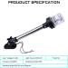 Marinexplore 12'' White LED Boat Stern Light - 3NM Anchor Light for Pontoon & Fishing Boats - 12-24V All Round Bimini Top Light - Buy Online on GoSupps.com