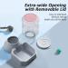 Pet Feeder and Water Food Dispenser Automatic for Dogs Cats  100% BPA-Free  Gravity Refill  Easily Clean  Self Feeding for Small Large Pets Puppy Kitten Rabbit Bunny A-Grey - Buy Online on GoSupps.com
