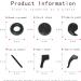 Soogree 20 Pairs Non-Slip Silicone Glasses Ear Handles - Elastic Hooks & Sleeves in Black & Transparent for Comfortable Eyewear Support - Buy Online on GoSupps.com
