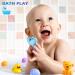 FANELEQU 12 Pack Sensory Toy Set 9 Baby Sensory Balls 3 Animal Buddies Baby Teething Toys Baby Bath Toys Toddler Ball with Textured Baby Toys with Squeeze for Boys Girls - Buy Online on GoSupps.com