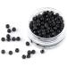 200pcs 3.0mm Black Silicone Nano Rings Hair Extension Beads for Micro Links - Buy Online on GoSupps.com