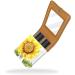 Luxury Leather Lipstick Case with Mirror | Mini Lip Gloss Organizer - Autumn Flower Design | Perfect for Travel - Buy Online on GoSupps.com
