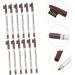 WOONEKY 12pcs Eyebrow Pencil with Brush Eyebrow Pen Eyebrow Pencils Easy Coloring Brow Pencil Powder - Buy Online on GoSupps.com
