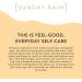 Sunday Rain Day Bliss Lightweight Moisturising Body Lotion Mist Spray Vegan & Cruelty-Free with Mandarin & Green Tea Extract 300ml - Buy Online on GoSupps.com