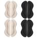 NOLITOY 4 Pairs High Heels Heel Stickers High Heel Shoe Inserts Pumps Shoes Women Kitten Heels for Women Dressy Heel Protectors Liners Heel Liner High Elastic Sponge Self-Adhesive Heel Pad