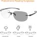 Miryea Randlos Photochrome Bifocal Sunglasses | Blue Light Blocking & UV400 Protection | Stylish Black Reading Glasses 2.5x - Buy Online on GoSupps.com