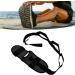 Mumusuki Wadenfußdehner - Hamstring Stretching Belt for Pain Relief & Leg Expansion | Yoga & Dancer Essential (Black) - Buy Online on GoSupps.com