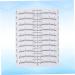 DOITOOL 100pcs Disposable Eyebrow Ruler Eyebrow Tracer Disposable Gauge Makeup Kits Disposable Caliper Mini - Buy Online on GoSupps.com