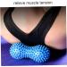 Peanut Ball Spiky Massage Ball Set - Hand & Foot Massager for Plantar Fasciitis Relief & Muscle Relaxation - 2-Piece Roller Massage Balls - Buy Online on GoSupps.com