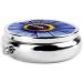 Flower Heart Pill Box - 3 Compartment Travel Organizer for Vitamins & Medication | Portable Round Pill Case - Buy Online on GoSupps.com