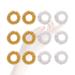 Toyandona 20st Finger Massage Ring Massage roller ring Massage rings Sensoric finger toys toys spiky sensory ring Handring toy finger massage roller iron child self -made stress