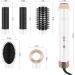 IG INGLAM Pro 5 in 1 MegaAIR Hair Dryer - 110 000 RPM High-Speed Ionic Automatic Curling Iron & Blow Dryer Brush for Volume & Straightening - White - Buy Online on GoSupps.com