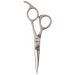 Tamsco Original Japanese stainless steel scissors 12.7 cm with finger rest semi-circular shape folded edge offset handle