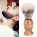 Black Badger Hair Men's Shaving Brush Barber Salon Facial Beard Cleaning Comfortable and Environmentally Professional and Attractive - Buy Online on GoSupps.com