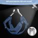 Adjustable Cat Leash Set & Dishes | Outbreak-Proof for Kittens & Dogs | Blue - Buy Online on GoSupps.com