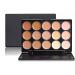 FantasyDay 15 Colors Long Cover Power Capacit Face Concealer Color Corrector Correcting Full Coverage Concealer Palette Contour Beauty MakeUp set with Applicator #2