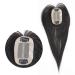 Yanamy 3D Hair Part with Crown Attachment | Real Hair Mono-Base | Perfect for Thinner Hair | 30 cm Dark Brown Wig Extension - Buy Online on GoSupps.com