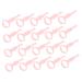 Housoutil 20 Pi ces carte peigne cils bouclier de cils de mascara garde de mascara brosse cils guide d'application de mascara cosm tique guide de l'applicateur de mascara