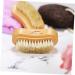 FRCOLOR Bristle Nail Nail scrubber stiff bristles Bristle Brush double sided for cleaning toe cleaning brush cleaner brush Manicure Brush Cleaning Tool Wooden foot wash Brush - Buy Online on GoSupps.com
