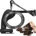 Hair Dryer Wall-Mount Infrared Hair Steamer Hair Colour Processor Heater with Adjustable Timer and Temperature Stand Up Hair Dryer 1200w A ()