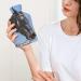 Black Horse Hot Water Bottle with Plush Cover - Ideal Hand Warmer for Adults & Children (26.5x15.3cm) - Shop Internationally! - Buy Online on GoSupps.com
