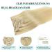 Real Hair Clip-In Extensions - Bleach Blonde 45cm 18 inch - 120g 7 Piece Remy Hair Extensions for Thick Natural Hair - Buy Online on GoSupps.com