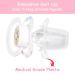 LittleForBig Large Shield Pacifier II - Adult Size White with Little Circus Lion Pattern | International Shipping Available - Buy Online on GoSupps.com